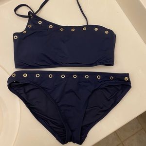michael kors navy bikini